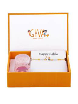 GIVA - 925 Silver Unicorn Rakhi for Kids