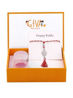 GIVA - 925 Silver Blooming Floral Lumba Rakhi