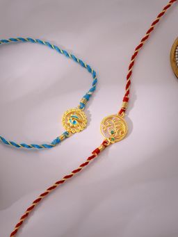 GIVA - 925 Silver Back to the Rakhi Days (Rakhi Set of 2)