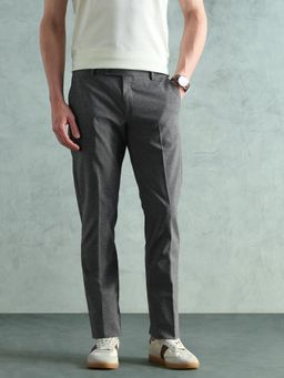Arrow - Men's Mid Rise Heathered Trouser