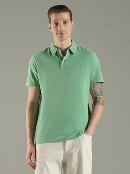 Tommy Hilfiger - Men's Green Graphic Polo T-Shirt