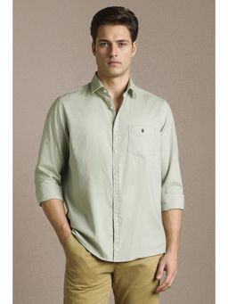 Louis Philippe - Men Green Full Sleeves Casual Shirt