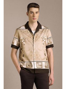 Louis Philippe - Men Printed Half Sleeves Casual Shirt