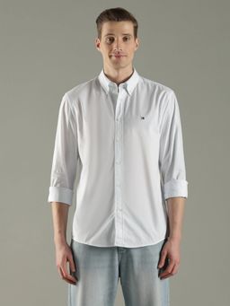 Tommy Hilfiger - Solid Regular Fit Cotton Shirt