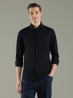Tommy Hilfiger - Solid Slim Fit Cotton Shirt