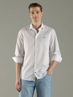 Tommy Hilfiger - Printed Slim Fit Cotton Shirt