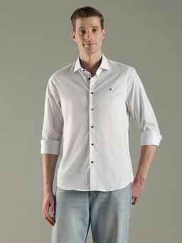 Tommy Hilfiger - Printed Slim Fit Cotton Shirt