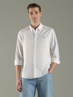 Tommy Hilfiger - Solid Regular Fit Cotton Shirt