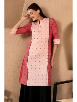 W - Red Geometric Kurta