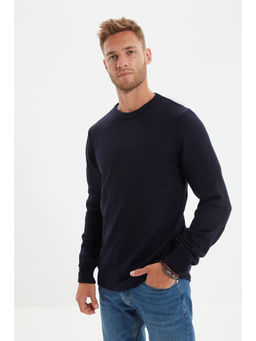 Trendyol - Man Navy Blue Sweater