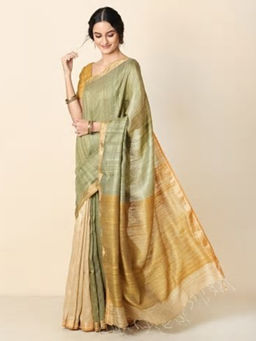 Fabindia - Silk Matka Woven Sari