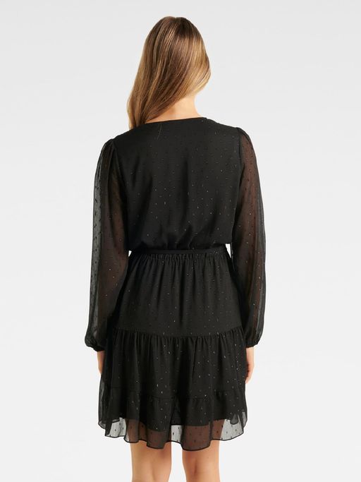 chinese dress ladies Adorable Muse Ruffled Lace Skater Dress