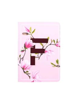 Doodle Collection - Doodle Initial F - Floral Monogram Notebook