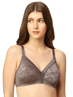 Triumph - Jollyfit Deluxe Non-padded Non-wired Full Coverage Everyday Bra - Grey