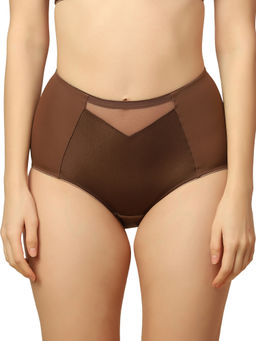 Triumph - Minimizer 121 Full Coverage High Waist Brief - Brown
