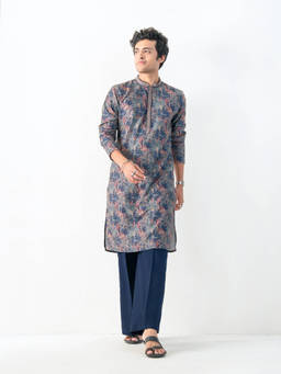 KISAH - Multi-Color Floral Kurta With Trouser