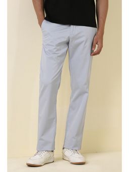 Allen Solly - Men Grey Solid Casual Trousers