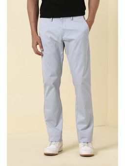 Allen Solly - Men Grey Solid Casual Trousers