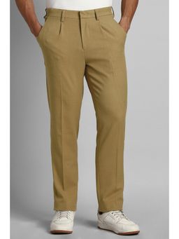 Simon Carter - Solid Khaki Casual Trousers
