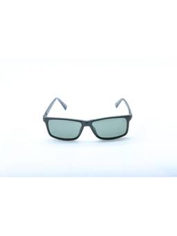 Timberland - Black Rectangular Acetate Uv Protected Men Sunglasses (Tb00019 58 01R) (58)