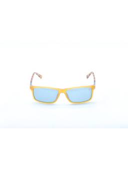 Timberland - Yellow Rectangular Acetate Uv Protected Men Sunglasses (Tb00019 58 47D) (58)