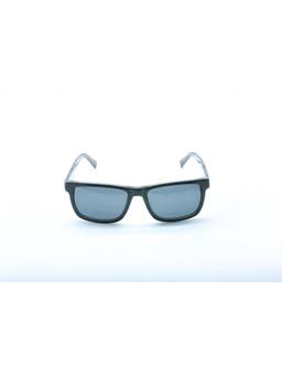 Timberland - Black Rectangular Acetate Uv Protected Men Sunglasses (Tb00020 55 01D) (55)