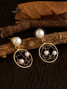 E2O - Gold Drop Earrings For Women