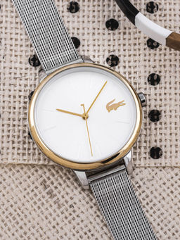 Lacoste - CANNES 2001127 White Dial Quartz Watch For Women