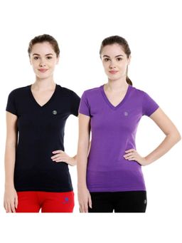Bodycare - Bodyactive Pack Of 2 Women'S Tshirt - Multi-Color