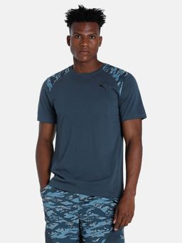 Puma - Train Concept Aop Mens Blue T-shirt