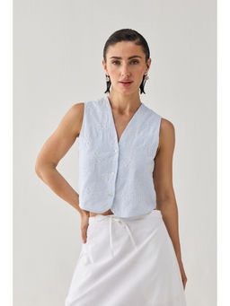Reistor - Embroidered Sleeveless Waist Coat