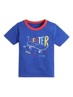 Googo Gaaga - Boys Blue Cotton T-Shirt
