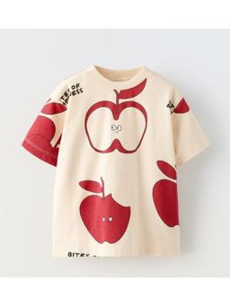 Googo Gaaga - Boys Cream Cotton T-Shirt