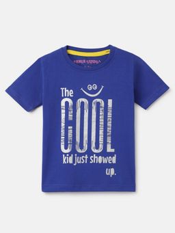 Googo Gaaga - Boys Blue Cotton T-Shirt