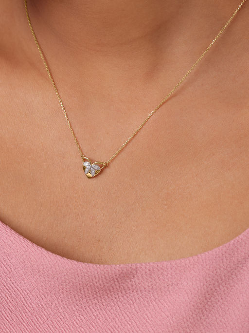 Chain Mia Jewelry Online Buy Mia By Tanishq Ballet Of Heart 14 Kt