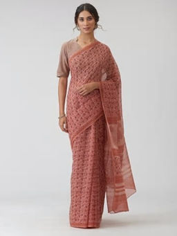 Fabindia - Cotton Silk Kota Printed Sari