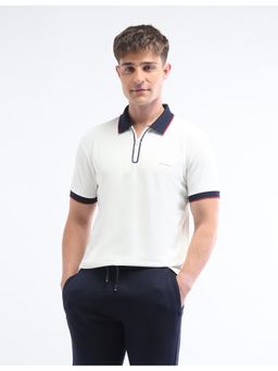 U.S. POLO ASSN. - U.S. Polo T-ASSN. Active Sports Mens Solid Slim Fit Polo T-shirt