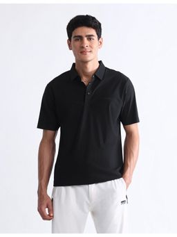 U.S. POLO ASSN. - U.S. Polo T-ASSN. Active Sports Mens Textured Slim Fit Polo T-shirt
