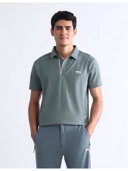 U.S. POLO ASSN. - U.S. Polo T-ASSN. Active Sports Mens Solid Slim Fit Polo T-shirt