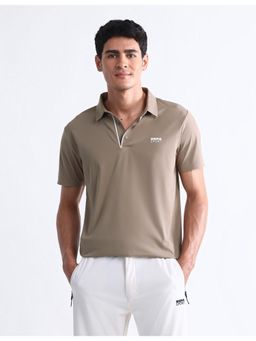 U.S. POLO ASSN. - U.S. Polo T-ASSN. Active Sports Mens Solid Slim Fit Polo T-shirt