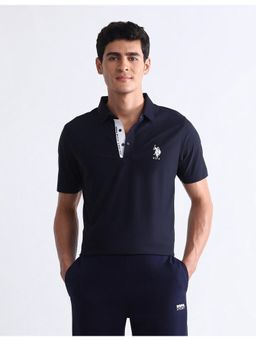 U.S. POLO ASSN. - U.S. Polo T-ASSN. Active Sports Mens Solid Slim Fit Polo T-shirt