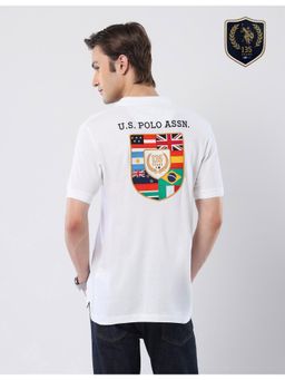 U.S. POLO ASSN. - U.S. Polo T-ASSN. Mens Pure Cotton 135 Anniversary Polo T-shirt