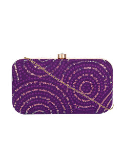 Horra - Stylish Designer Clutch Purple