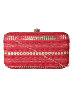 Horra - Classy Designer Clutch Red