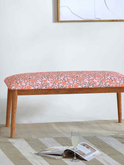 Chumbak - Jodhpur Bench - Earthy Florals Peach