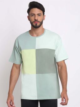 Selfusion - Men's Checks Premium Cotton T-Shirt