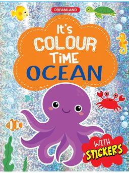 Dreamland - Ocean It's Colour time with Stickers Drawing Painting Colouring