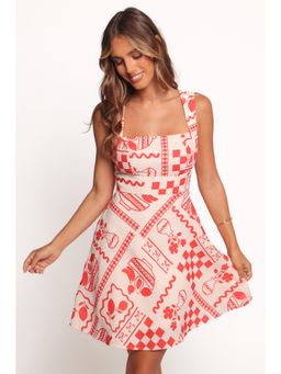 Petal & Pup - Red Print Sloan Mini Dress