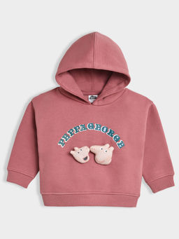 Mi Arcus - Peppa Pig Print Hooded Fullsleeves Sweatshirt