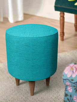 Chumbak - French Pouffe - Maldivian Teal